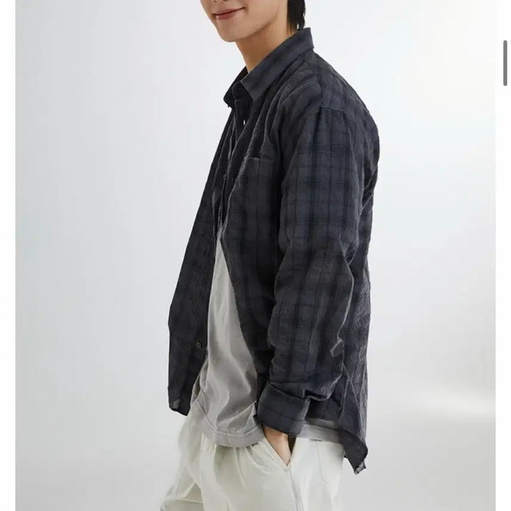 [SOLD OUT] 스파오 긴팔 체크셔츠 L