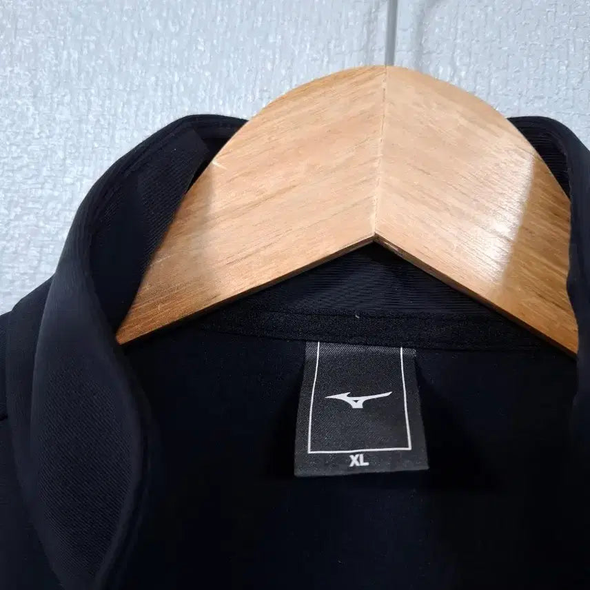 [BUNJANG] Mizuno Black Jersey Zip-Up XL / 미즈노 저지집업 XL