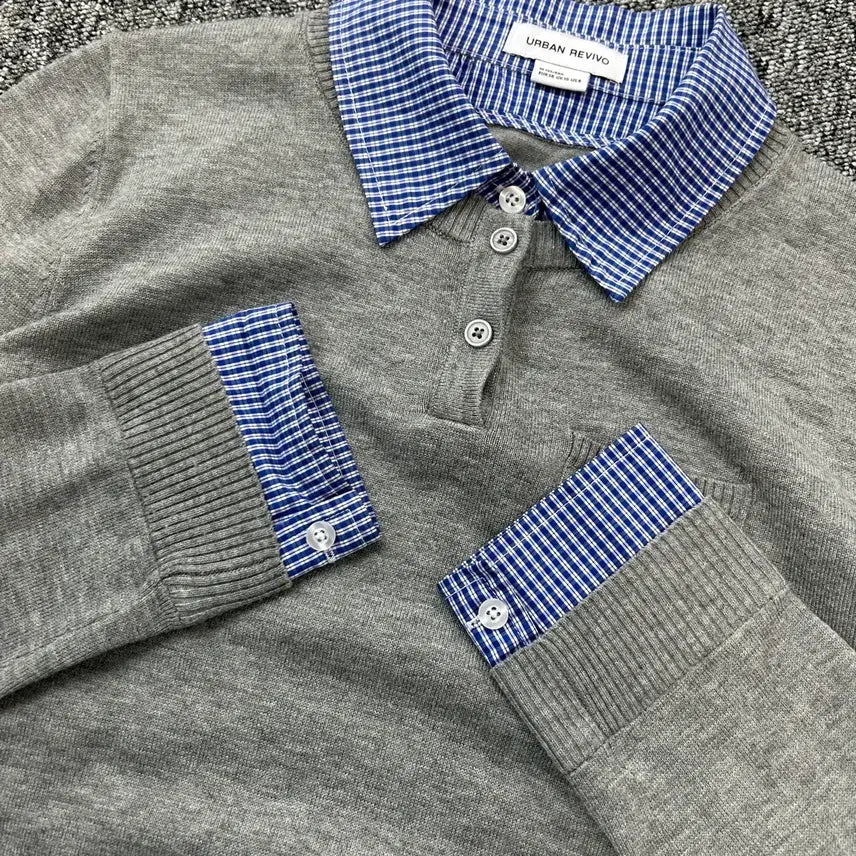 [BUNJANG] URBAN REVIVO Shirt Knit 38 / URBAN REVIVO 셔츠 니트 38