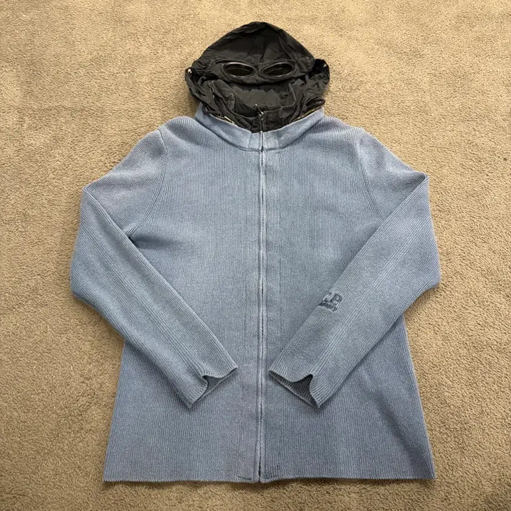 [BUNJANG] CP Company Goggle Hood Knit Zip-Up / [정품/105] CP컴퍼니 고글 후드 니트 집업