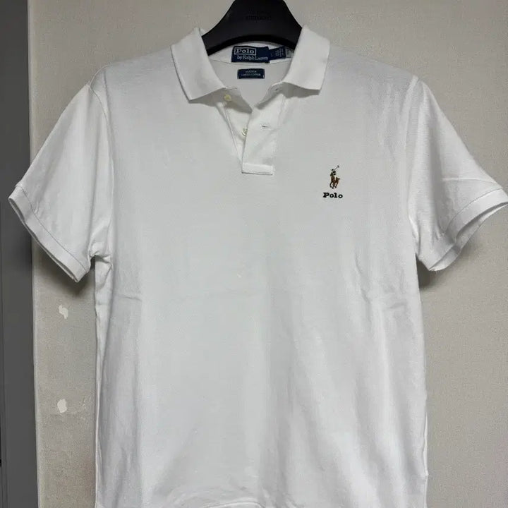 [BUNJANG] Polo Ralph Lauren White Collection Custom Slim Fit Polo Shirt / 폴로 랄프 로렌 White Collection 커스텀 슬림핏 폴로 셔츠