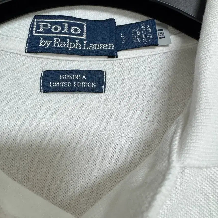 [BUNJANG] Polo Ralph Lauren White Collection Custom Slim Fit Polo Shirt / 폴로 랄프 로렌 White Collection 커스텀 슬림핏 폴로 셔츠