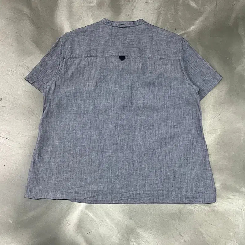 [BUNJANG] Margaret Howell Chambray Half Sleeve Shirt / 마가렛호웰 샴브래이 하프 셔츠 y16514