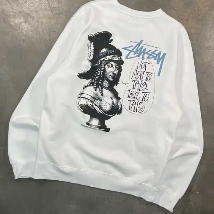 [BUNJANG] Stussy True To This Sweatshirt / 스투시 true to this 스웻셔츠