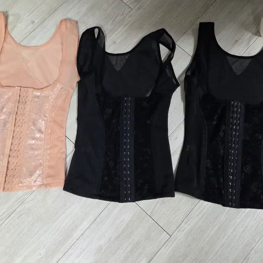 [BUNJANG] Corset Body Shaper - Black &amp; Skin Tones / 보정속옷, 코르셋