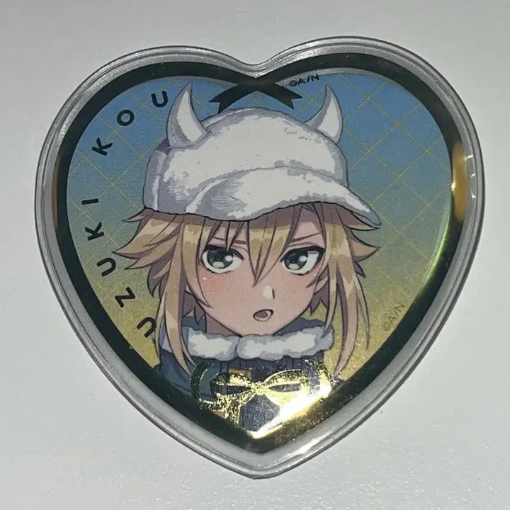 [BUNJANG] Nijisanji UZUKI Kou Heart Can Badge / 니지산지 우즈키 코우 하트 캔뱃지
