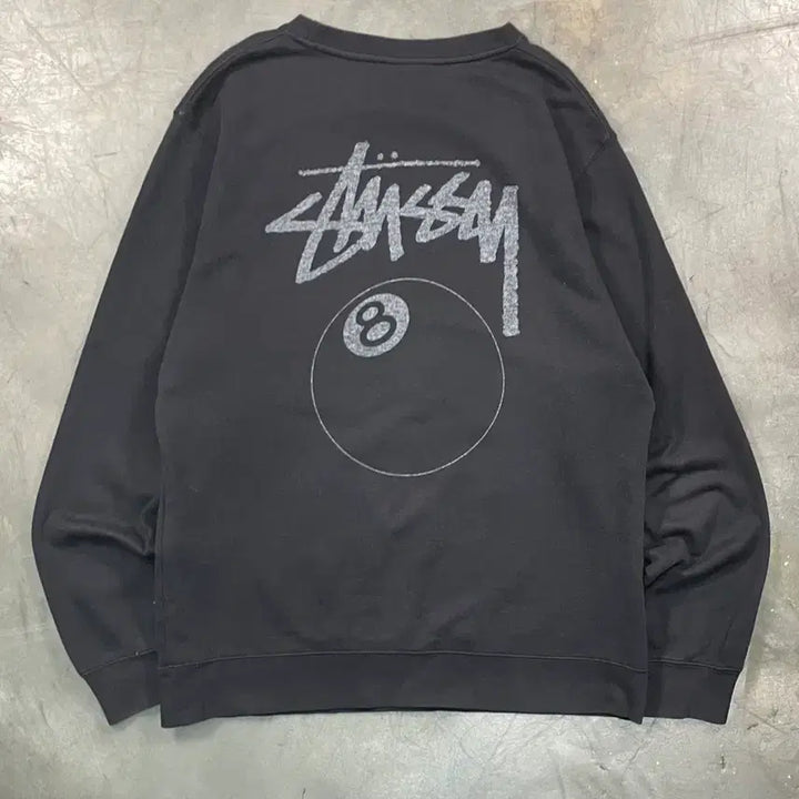 [BUNJANG] Stussy 8 Ball Crewneck Sweatshirt XL / 스투시 에잇볼 스웻셔츠