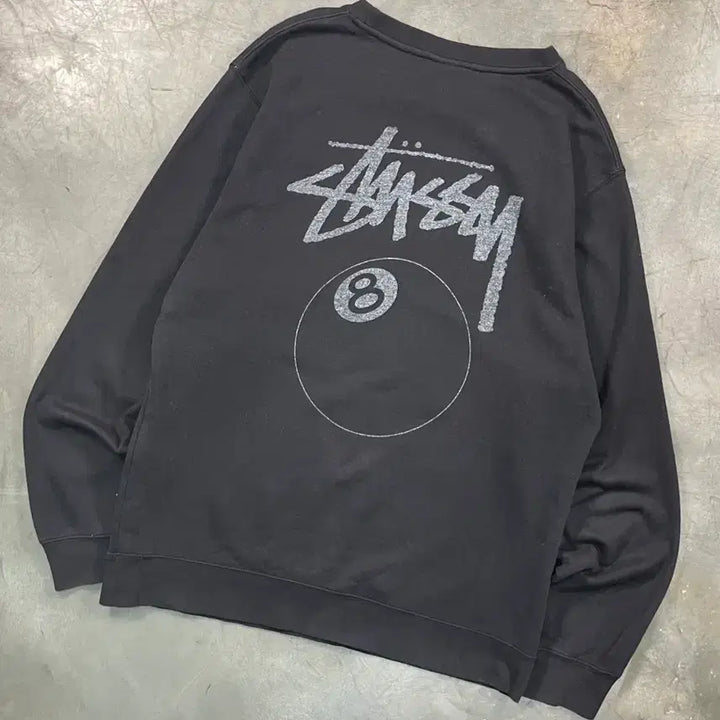[BUNJANG] Stussy 8 Ball Crewneck Sweatshirt XL / 스투시 에잇볼 스웻셔츠