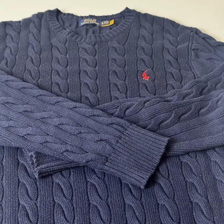 [BUNJANG] Polo Ralph Lauren Cable Knit Sweater XL / 폴로 랄프 로렌 케이블 니트 스웨터 xl