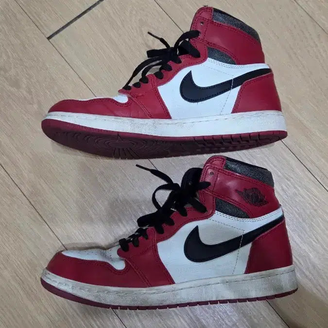 [BUNJANG] Nike Air Jordan 1 High OG Chicago US 8.5 / 나이키 에어 조던 1 하이 OG 시카고 265