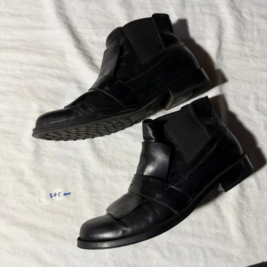 [BUNJANG] TODS Black Leather Boots 245mm / TODS 토즈 부츠 245