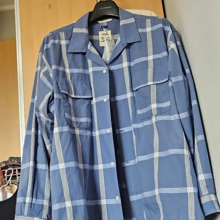 [BUNJANG] nanamica Palaka Shirt Blue Check [L] / 나나미카25ss 팔라카셔츠 [L]