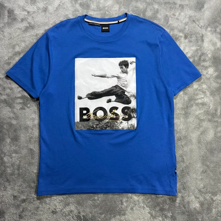 [BUNJANG] BOSS Bruce Lee Printing T-Shirt / BOSS 보스 이소룡 프린팅 반팔