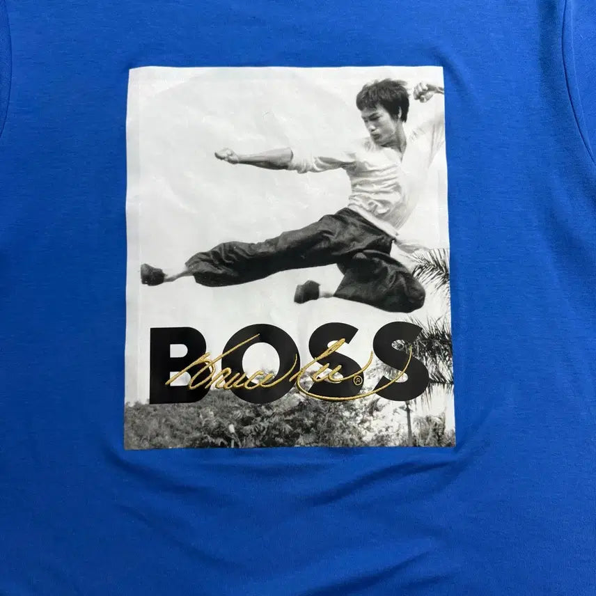 [BUNJANG] BOSS Bruce Lee Printing T-Shirt / BOSS 보스 이소룡 프린팅 반팔