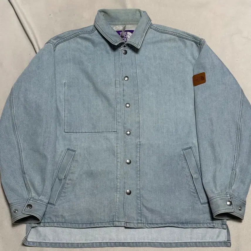 [BUNJANG] nanamica x The North Face Purple Label Denim Button Jacket XS / 나나미카 X 노스페이스 퍼플라벨 데님 버튼 자켓 XS