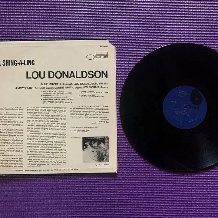[BUNJANG] Lou Donaldson Blue Note Mr. Shing-A-Ling LP / [Jazz] 블루노트 Lou Donaldson LP