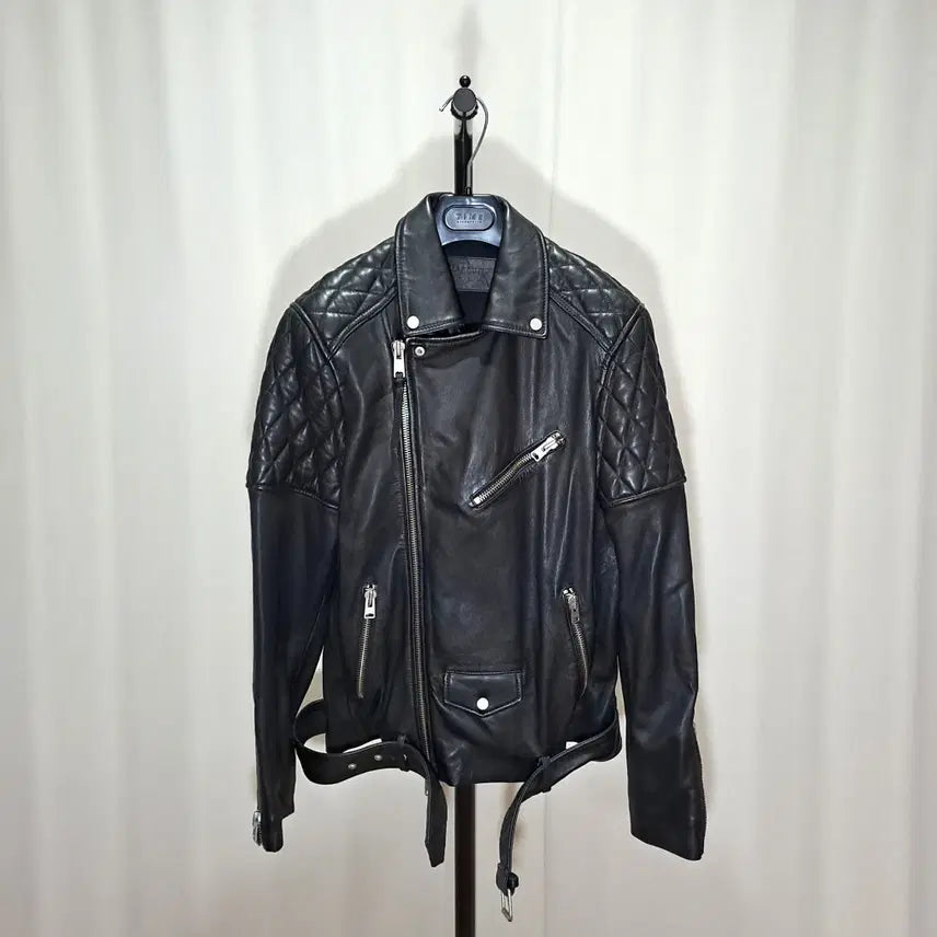 [BUNJANG] AllSaints Boyson Lambskin Biker Jacket / (택포) 올세인츠 Boyson 램스킨 바이커 자켓 M B861