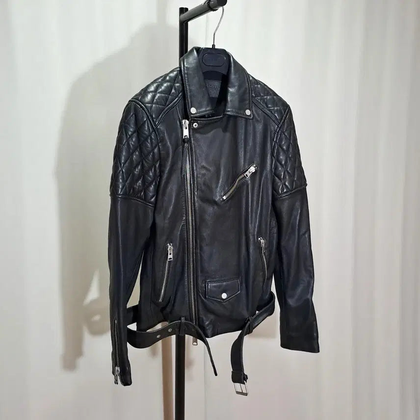 [BUNJANG] AllSaints Boyson Lambskin Biker Jacket / (택포) 올세인츠 Boyson 램스킨 바이커 자켓 M B861