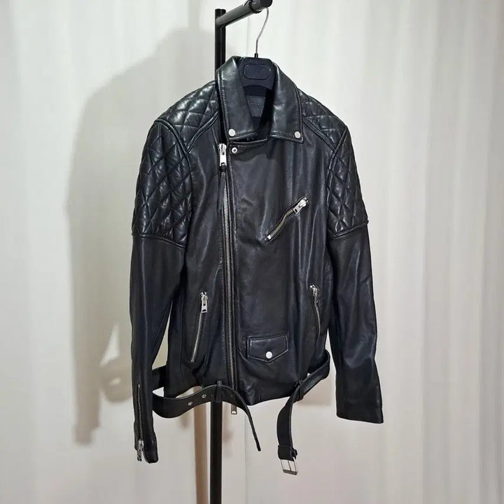 [BUNJANG] AllSaints Boyson Lambskin Biker Jacket / (택포) 올세인츠 Boyson 램스킨 바이커 자켓 M B861