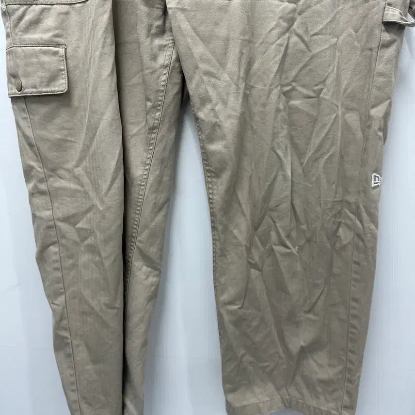 [BUNJANG] New Era Beige Cotton Cargo Pants 2XL / [만원 아라비아빈티지]뉴에라 베이지색 면바지 카고 바지 2XL