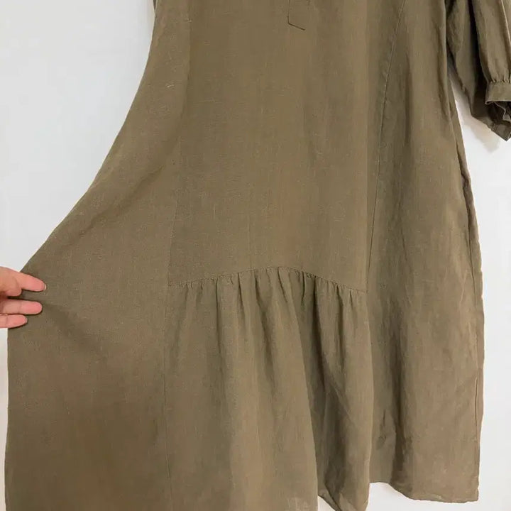 [BUNJANG] Linen Oversized Shirt Dress / 셔츠형오버핏 마원피스