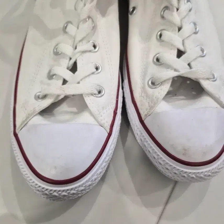 [BUNJANG] Converse Chuck Taylor All-Star High Top White Sneakers / 컨버스 올스타 하이 흰색 운동화