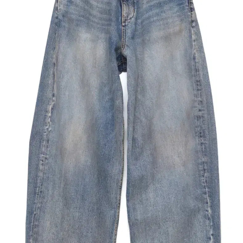 [BUNJANG] Hatching Room Wide Curve Jeans Faded Blue / 해칭룸 와이드 커브진 페이디드 블루 faded blue