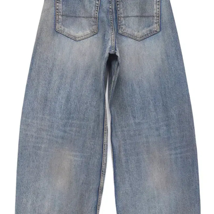 [BUNJANG] Hatching Room Wide Curve Jeans Faded Blue / 해칭룸 와이드 커브진 페이디드 블루 faded blue