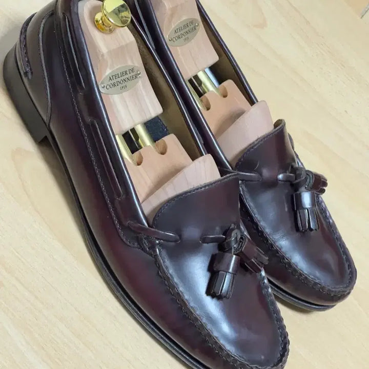 [BUNJANG] BOW-TIE Original Tassel Loafers Burgundy / BOW-TIE 오리지널 테슬 로퍼 버건디 10