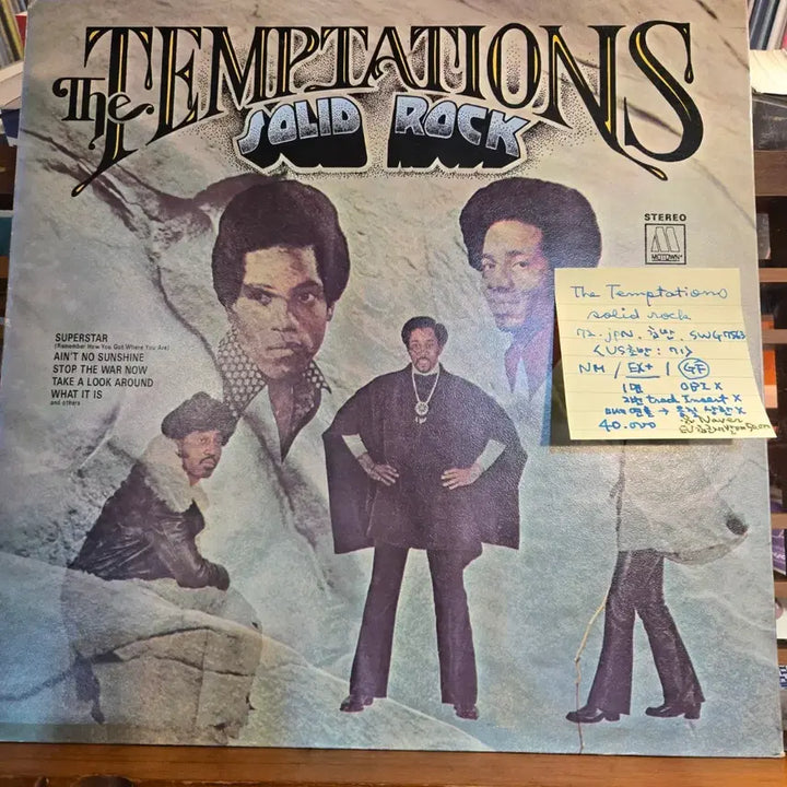 [BUNJANG] The Temptations Solid Rock Japanese First Press LP / the Temptations.solid rock.72.jpn초반.NM/