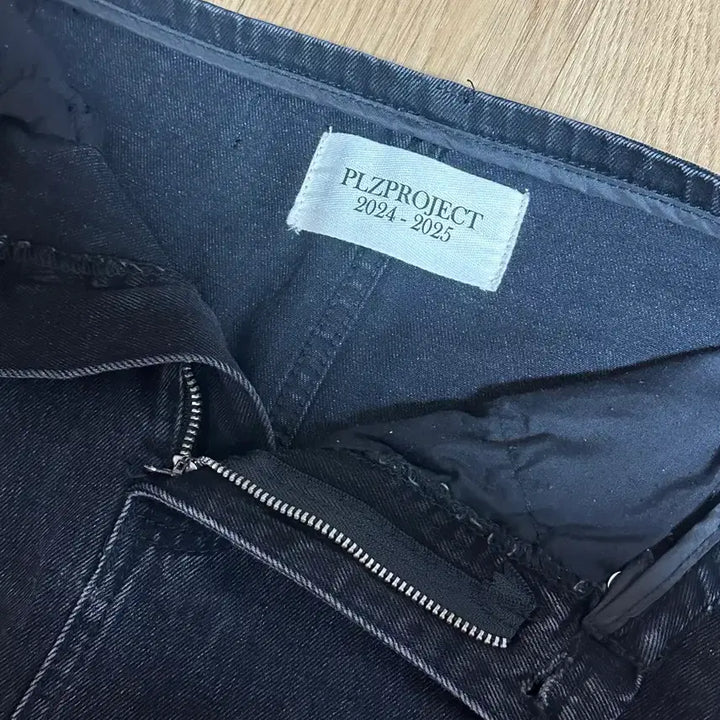 [BUNJANG] Please Project Denim Maxi Skirt Black / 플리즈프로젝트 데님 맥시 스커트