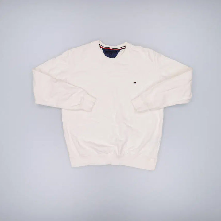 [BUNJANG] Tommy Hilfiger Small Logo Sweatshirt / L 타미힐피거 스몰로고 맨투맨 0310H1