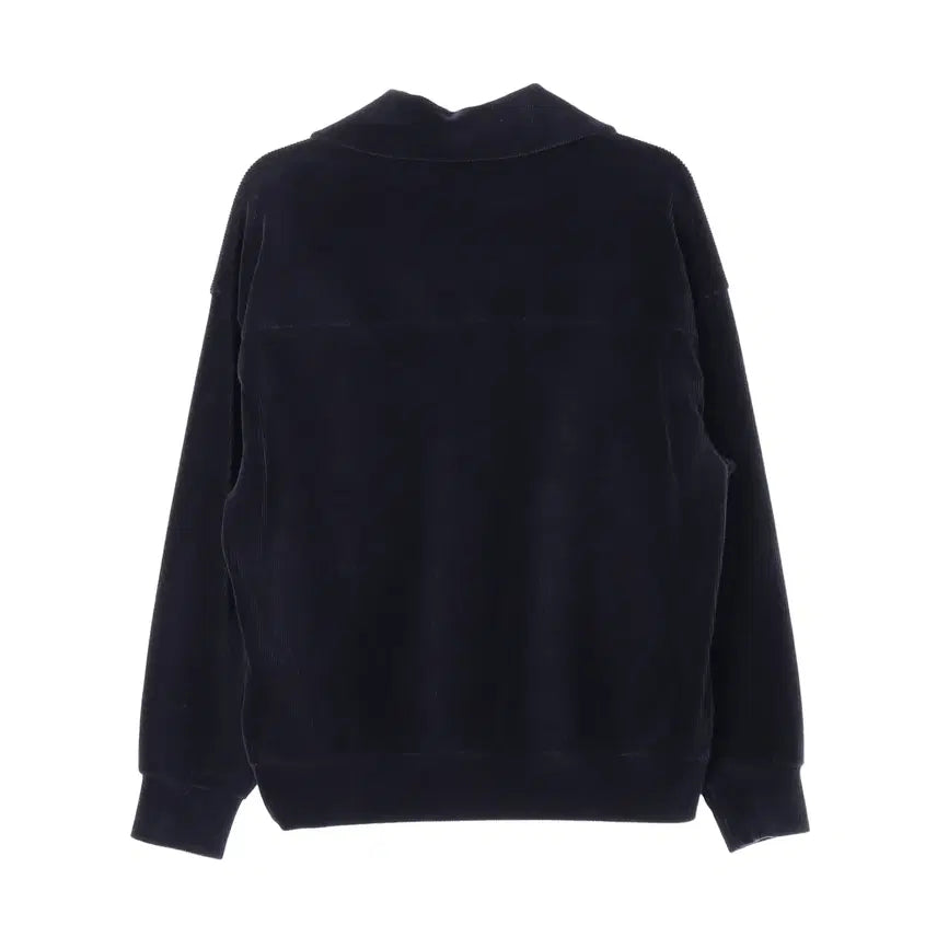 [BUNJANG] Guess 24FW Half-Zip Corduroy Collar Sweatshirt / 게스 24FW 하프집업 코듀로이 카라 스웨트셔츠 맨투맨