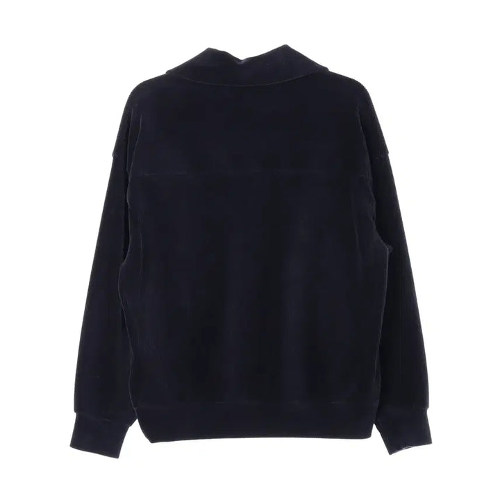 [BUNJANG] Guess 24FW Half-Zip Corduroy Collar Sweatshirt / 게스 24FW 하프집업 코듀로이 카라 스웨트셔츠 맨투맨
