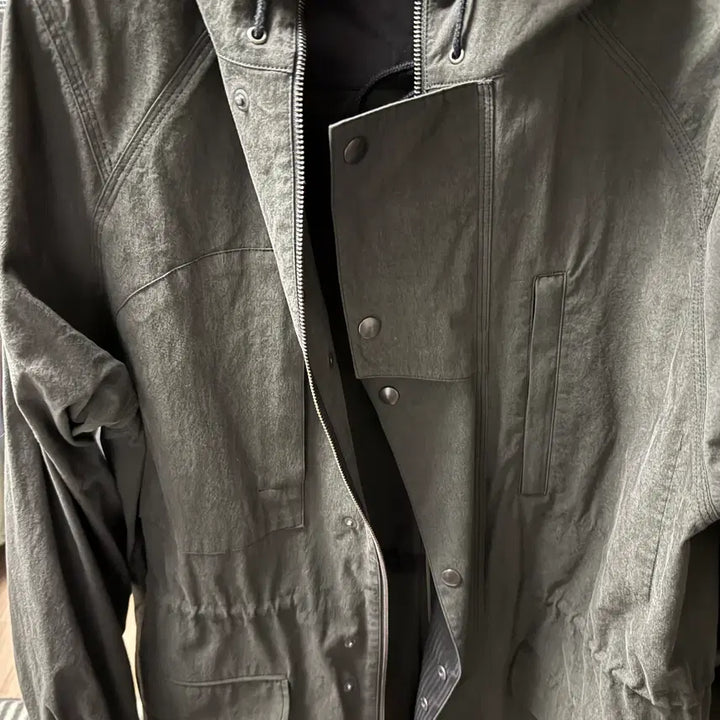 [BUNJANG] Hatching Room Safari Parka Ink Black Size 2 / [2] 해칭룸 - 사파리파카 잉크블랙 [1회착]