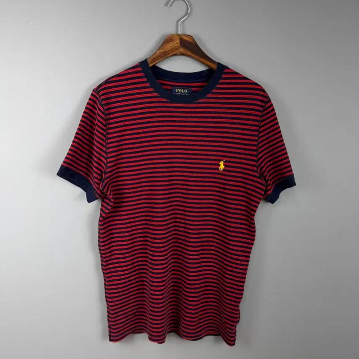 [BUNJANG] Polo Ralph Lauren Striped Short Sleeve T-Shirt / 폴로 랄프로렌 스트라이프 반팔 티셔츠 E115