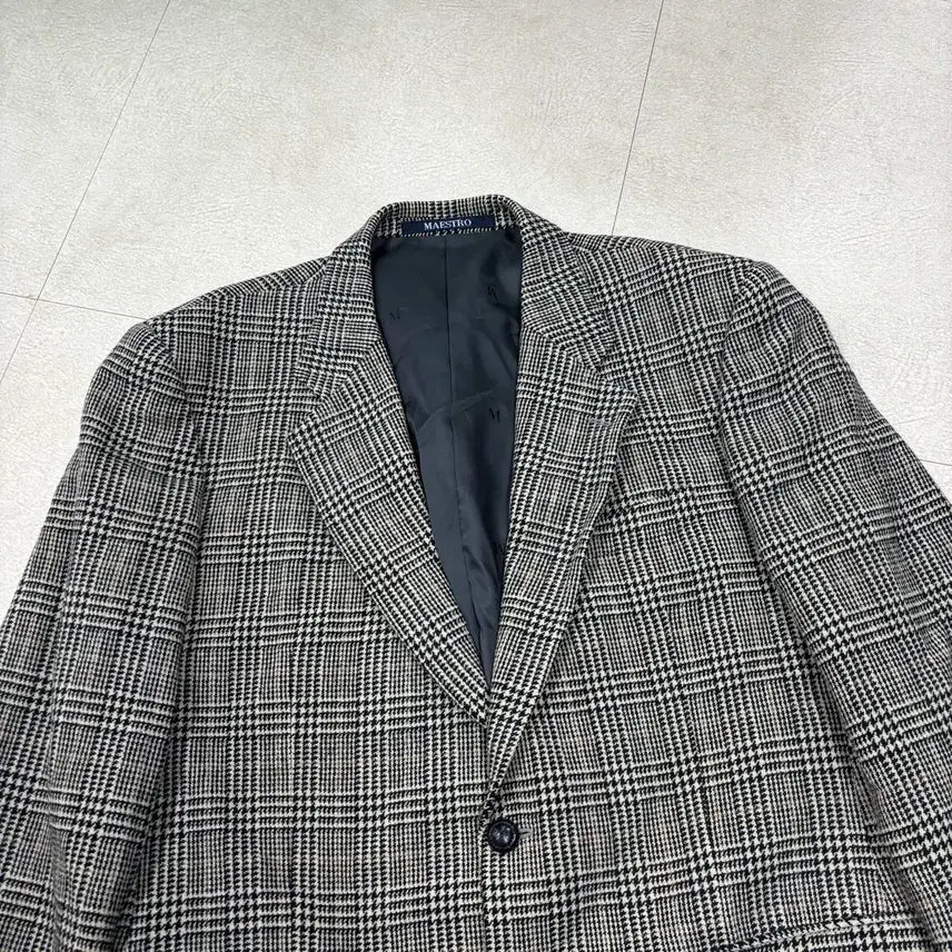 [BUNJANG] Maestro Glen Check Blazer / 마에스트로 글렌체크 블레이저