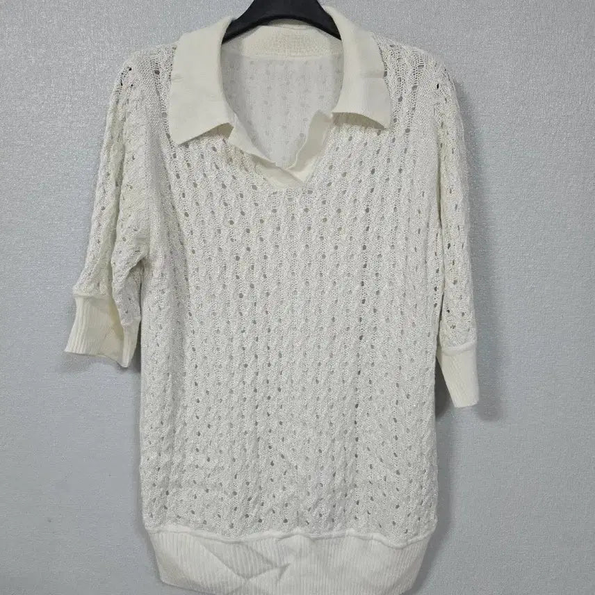 [BUNJANG] Laurel Short Sleeve Knit T-Shirt Size 66 / 라우렐 반팔 니트 66