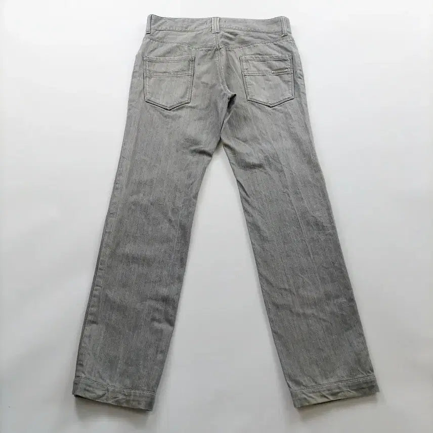 [SOLD OUT] 돌체앤가바나 청바지 사이즈33 그레이진 워싱 데님팬츠 남자 B0266