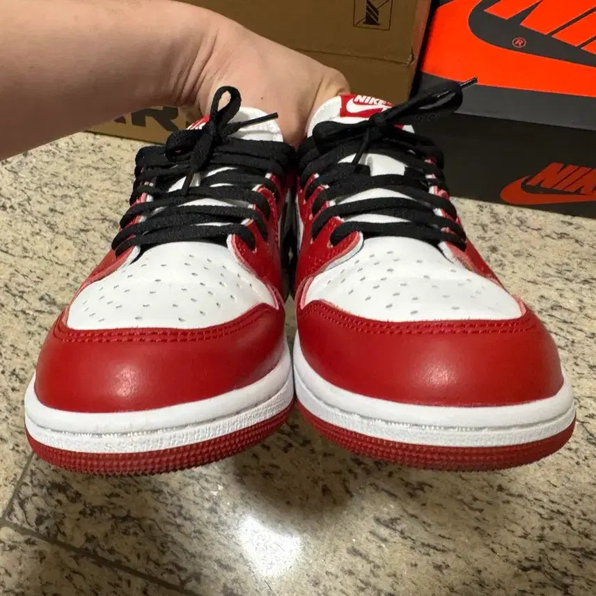 [BUNJANG] Air Jordan 1 Retro Low OG Chicago / 조던 1 레트로 로우 OG 시카고 280 단시간 1회착