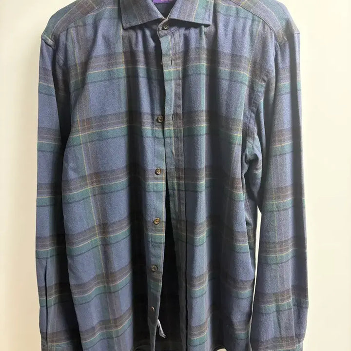 [BUNJANG] Polo Ralph Lauren Purple Label Check Shirt / 폴로 랄프로렌 퍼플라벨 체크 셔츠 남방  15.5 사이즈