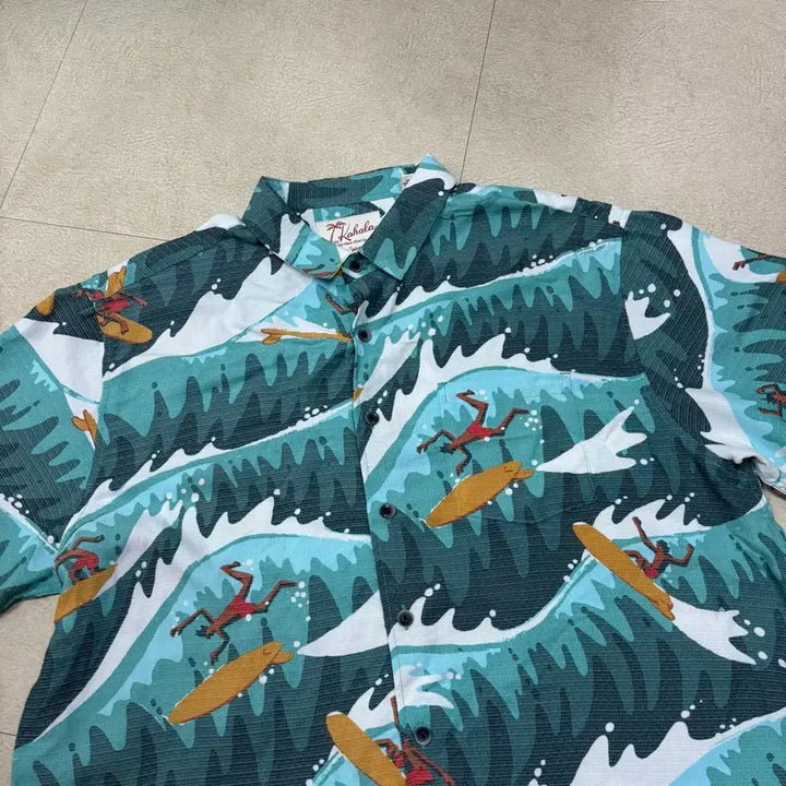 [BUNJANG] Vintage Pattern Hawaiian Hip Shirt / 빈티지 패턴 하와이안 히프 셔츠