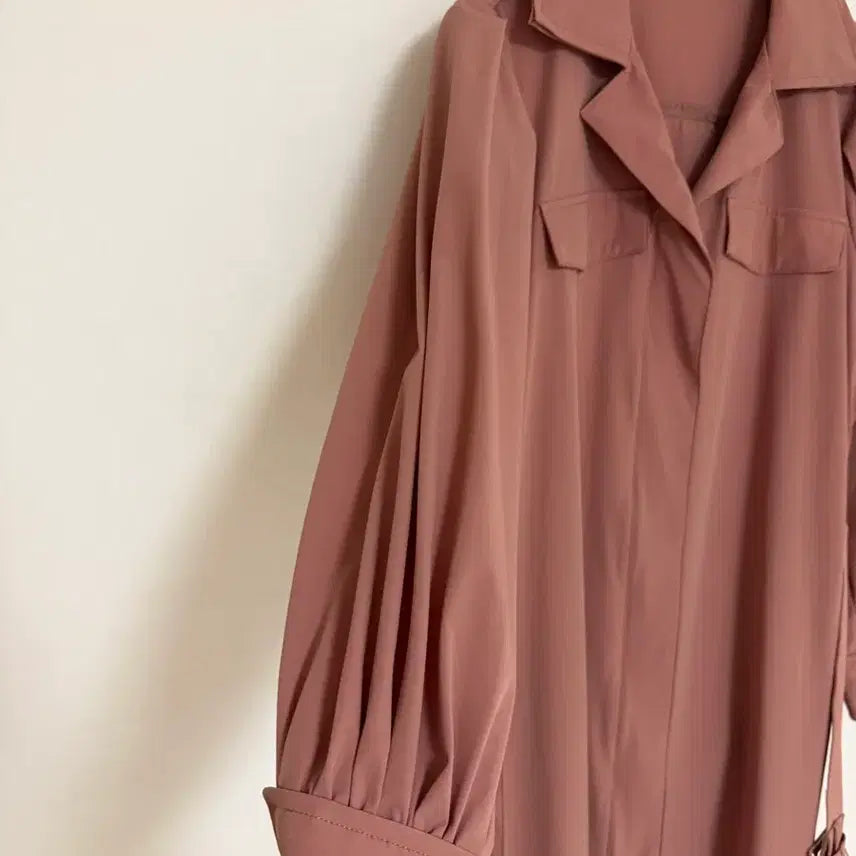 [BUNJANG] Cooling Dex Fabric Jacket-Style Dress / 고퀄리티 쿨링덱스원단 자켓형원피스 <새옷