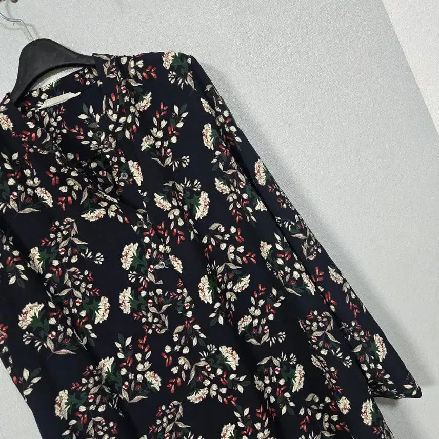 [BUNJANG] Enough Flower Pattern Midi Dress Size 66 / enough 플라워 원피스 66