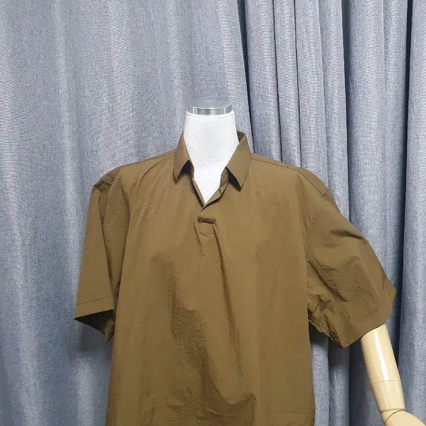 [BUNJANG] Vintage Square Collar Oversized Shirt Blouse / 사각사각 오버 셔츠블라우스