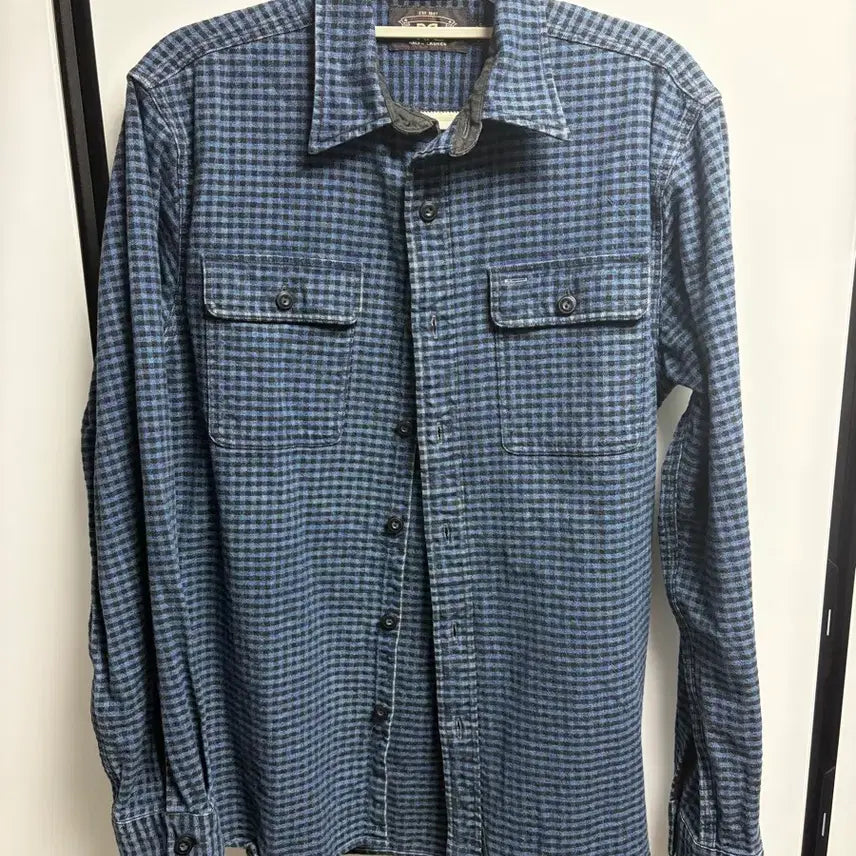 [BUNJANG] RRL Blue Check Work Shirt / 더블알엘 rrl 블루 체크 남방 워크셔츠