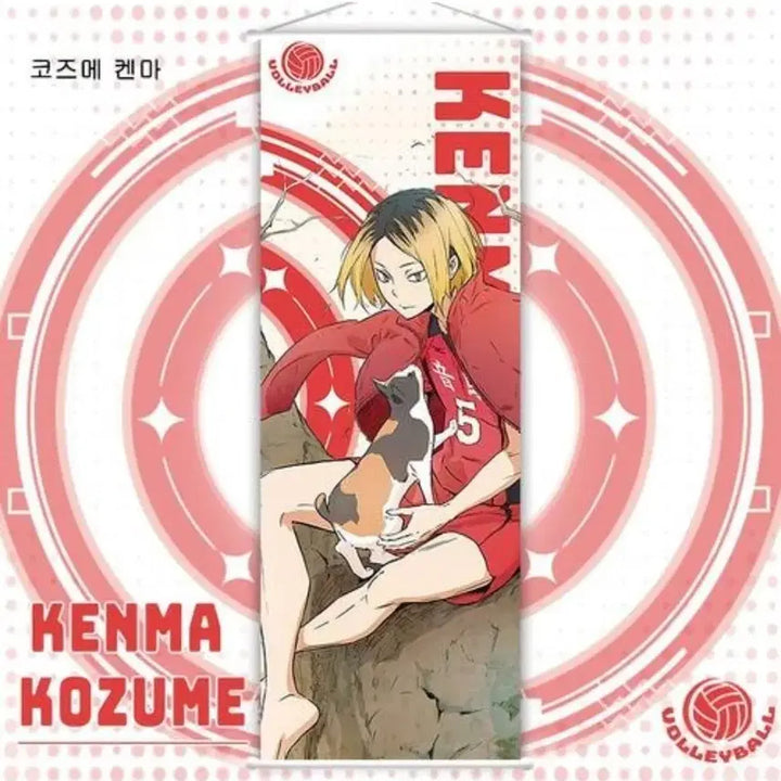[BUNJANG] Haikyu!! Kenma Kozume Tapestry (Sealed) / 하이큐 쿠로오 맨발 코스파 태피스트리