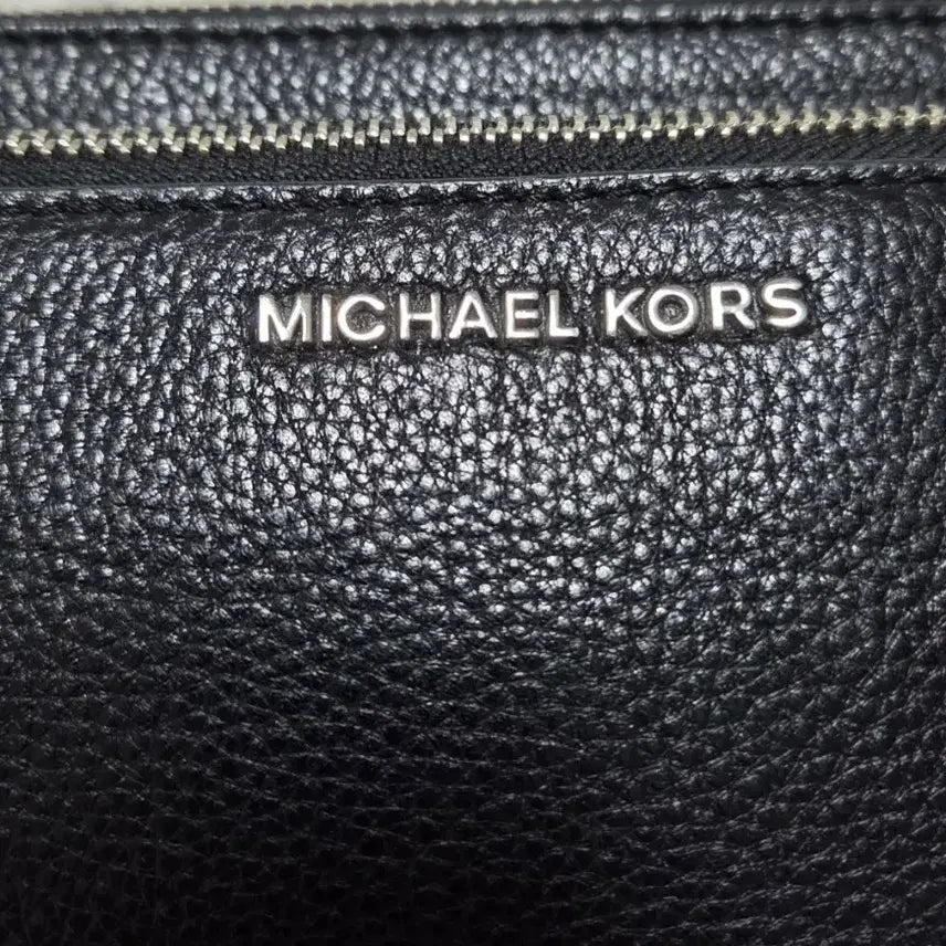 [BUNJANG] Michael Kors Black Leather Crossbody Bag / 마이클코어스 블랙 가죽 크로스백