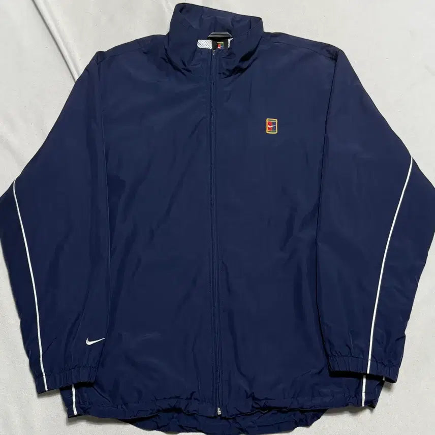 [BUNJANG] Nike Golf Navy Windbreaker &amp; Nylon Pants Set-Up (Large) / 나이키 셋업 L