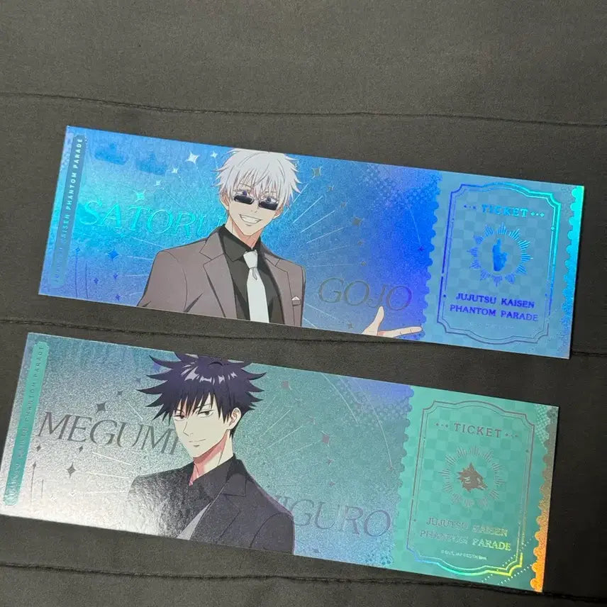 [BUNJANG] Jujutsu Kaisen Phantom Parade Ticket Set - Gojo &amp; Megumi / 주술회전 팬텀퍼레이드